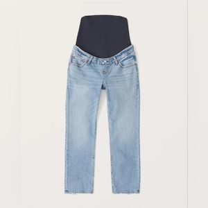 Abercrombie Maternity Ankle Straight Jeans